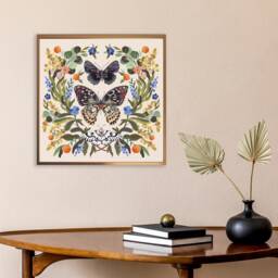 Pollinators Art Print - Botanical Illustration Wall By Christine De Carvalho - thumbnail 2