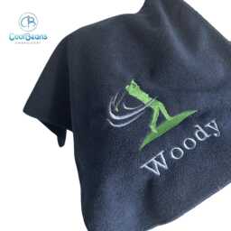 Personalised Golfer Microfibre Towel - Choose Size 110cm X30cm 30cm X50cm 70cm X 140cm - thumbnail 2