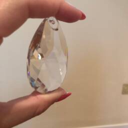 Drops Or Crystals Hanging, Spare Parts For Chandeliers With Broken Pieces, in Murano Glass, Swarovski Bohemia - thumbnail 2