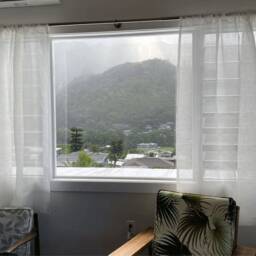 Linen Curtain-Sheer Curtain-Linen Panel With Rod Pocket - thumbnail 2