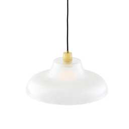 Mono Vintage Railway Glass Pendant Light 15.75 - thumbnail 3