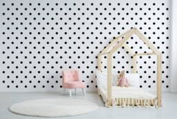 Mini Polka Dot Spots Wall Sticker Decal Matt Kids Bedroom Living Room Vinyl Various Sizes & Colours - thumbnail 1
