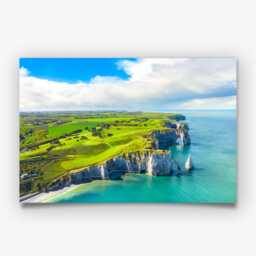 ??tretat Cliffs Print, Normandy Photography Wall Art, French Coastal Decor - thumbnail 3