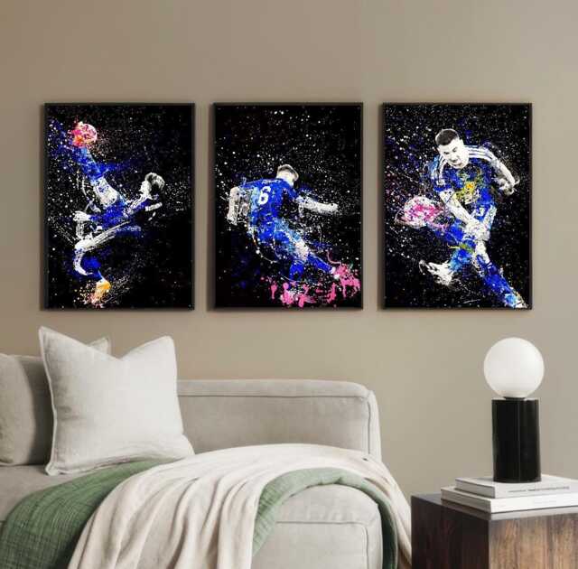Scotland Vs Denmark Prints - Set Of 3 Scott Mctominay Kieran Tierney Kenny Mclean Poster Gift - image 1