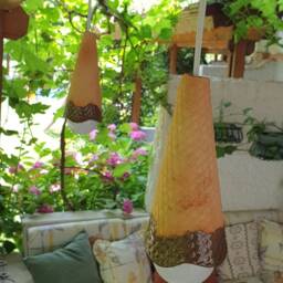Buy 7 Pay 6 Handmade Ceramic Ice Cream Cone Light Fixture Whimsical Home Decor - thumbnail 2
