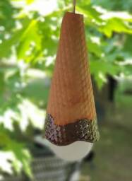 Buy 7 Pay 6 Handmade Ceramic Ice Cream Cone Light Fixture Whimsical Home Decor