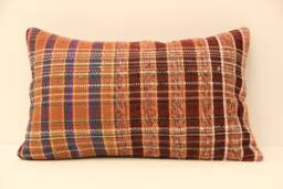 12x20 Turkish Kilim Lumbar Pillow Boho Pillow Bohemian Cushion Navajo Rugturkish Cover Armchair Case 4Oef-35 - thumbnail 1
