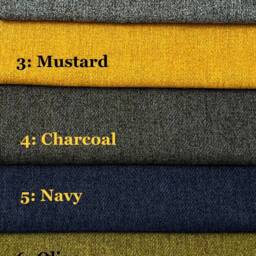 Alex Handmade Footstool Coffee Table Pouffe Bench Chesterfield Luxury Dumfries Wool Or Velvet - thumbnail 3