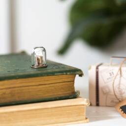 Miniature Library With Personalised Note, Message in Mini Book - thumbnail 3