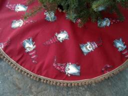 Christmas Tree Skirt Decor Holiday Scandinavian Gift Ornament Gnome Nisse Swedish Nordic