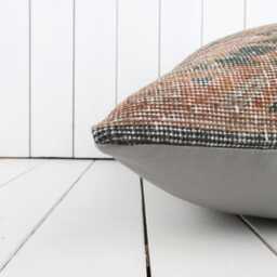 Turkish Kilim Pillow, 24x24 Inch, 60x60 cm Kilim Pillow Cover, Home Decor, Decorative Throw Turkish - thumbnail 4