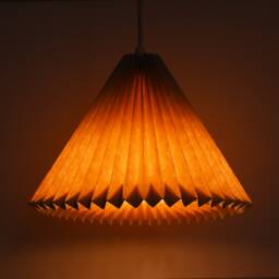 Brownfolds Beige Paper Origami Lampshade Tipi Mini Dual Pack - thumbnail 3