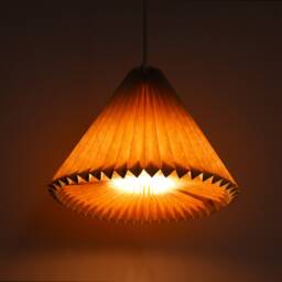 Brownfolds Beige Paper Origami Lampshade Tipi Mini Dual Pack - thumbnail 4