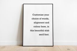 Custom Print, Quote, Text Wall Art, Personalised Quote Poster, Gallery Wall, Typography A3 A4 A5, Gift - thumbnail 1