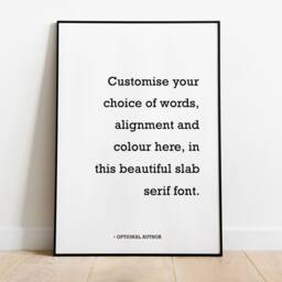 Custom Print, Quote, Text Wall Art, Personalised Quote Poster, Gallery Wall, Typography A3 A4 A5, Gift - thumbnail 2