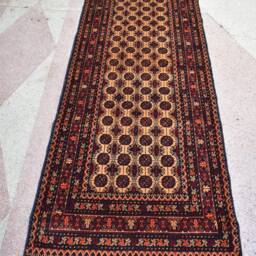 2??9 Hallway Rug, Afghan Handwoven Wool Carpet. Boho Home Decor - thumbnail 2