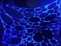 White Coral Reef Effect Decorative Wall Hanging, Blue Glow Under The Sea Themed Party Prop, Uv Decor, Blacklight Tapestry, Gift For Dj's