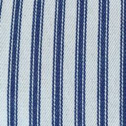 633. Blue Ticking Stripe, Handmade Cushion Cover, Various Sizes - thumbnail 2