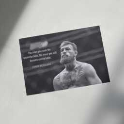 Conor Mcgregor Quote Art Motivational Canvas Print, Poster, Framed - thumbnail 2
