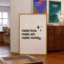 Aesthetic Poster For Bedroom Brand Print Poster Art Wall Cool Gift Women Men Aesthetic - thumbnail 2