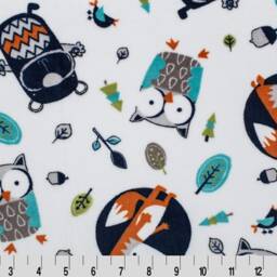 Personalized Baby Blanket-Fox Baby Blanket Personalized-Woodland Minky Blanket-Woodland Fox Minky Boy Girl - thumbnail 2