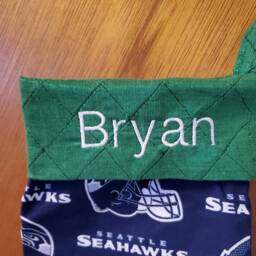 Seahawks Christmas Stocking - thumbnail 4