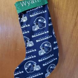 Seahawks Christmas Stocking - thumbnail 2
