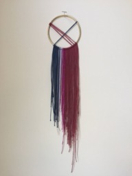 Small Mixed Fiber Modern Wall Hanging - Chrissy Seaver - thumbnail 1