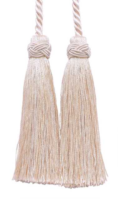 "D??copro Double Tassel Curtain & Drapery Tieback/Holdback, 4"", 26" - image 1