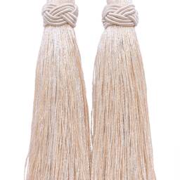 "D??copro Double Tassel Curtain & Drapery Tieback/Holdback, 4"", 26" - thumbnail 2