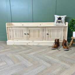 storage Bench, 3 Door Shoe Cabinet Or Window Seat 1525mm Wide, Custom Sizes Possible - thumbnail 2