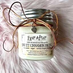 Sweet Cinnamon Swirl - 100% All Natural Soy Wax Candle - thumbnail 2