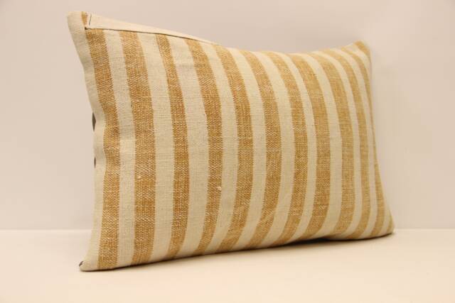 Throw Lumbar Kilim Pillow 14x20 in - 35x50 cm Boho Pillowcover Kilim Cushion Cover Tribal Pillow 4Bef-493 - image 1