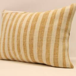 Throw Lumbar Kilim Pillow 14x20 in - 35x50 cm Boho Pillowcover Kilim Cushion Cover Tribal Pillow 4Bef-493 - thumbnail 3