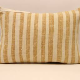 Throw Lumbar Kilim Pillow 14x20 in - 35x50 cm Boho Pillowcover Kilim Cushion Cover Tribal Pillow 4Bef-493 - thumbnail 2