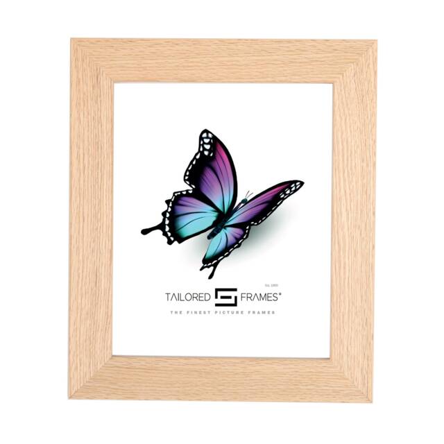 Natural Real Solid Oak Wooden Picture Poster & Photo Frame. Hand Made From Oak Wood . Wall Hanging Stand. UK - 99 Oak - image 1