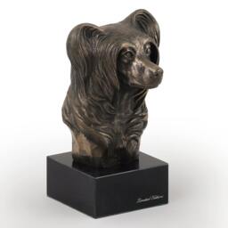 Chinese Crested, Dog Marble Statue, Limited Edition, Artdog. Made Of Cold Cast Bronze. Perfect Gift. Limited Edition - thumbnail 2