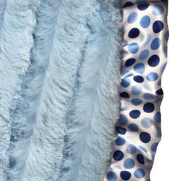 Blue Baby Boy Blanket, Security Crib Bedding Boy, New Mom, Newborn Gift, Nursery, Room, Gift - thumbnail 3