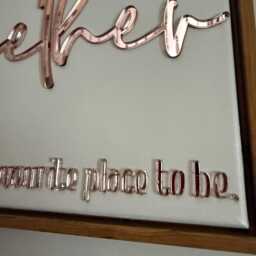Together Is Our Favourite Place To Be , Hand Finished Framed Canvas Art - thumbnail 2