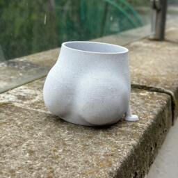 Chunky Bum Plant Pot Funny Gag Gift For Lovers - thumbnail 2