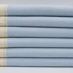 Turkish Towel, Beach Towel, Turkey Towel, Turkish Peshtemal, 40''x70'', Bath Towel, Hammam Towel, Baby Blue Towel, B1-Jakar - thumbnail 2