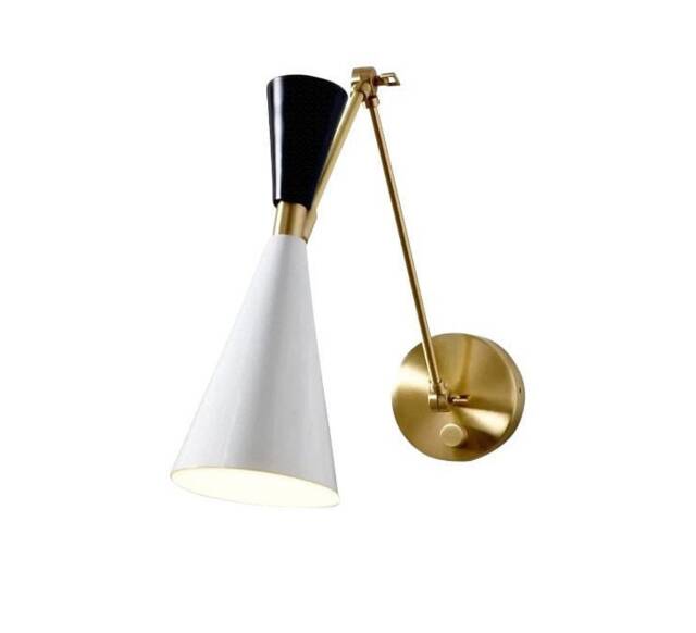 Mid Century Wall Sconce Lelo 3 Light Lamp, Handmade Brass Stilnovo Inspired Modern Lamp Light, Bedside Reading Kitchen - image 1