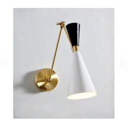 Mid Century Wall Sconce Lelo 3 Light Lamp, Handmade Brass Stilnovo Inspired Modern Lamp Light, Bedside Reading Kitchen - thumbnail 3