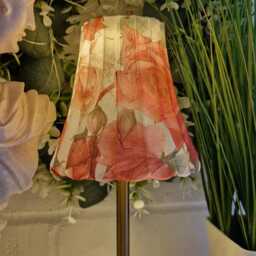 Cordless Touch Lamp. Decoupaged Rose Usb Rechargeable Table Lamp.hand Decorated.four Base Colours - thumbnail 3