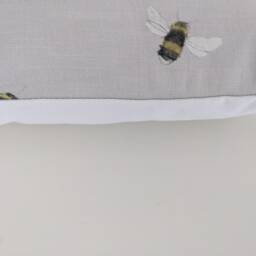 "Cushion Cover in Voyage Maison Grey Busy Bees 14"" 16"" 18"" 20" - thumbnail 2