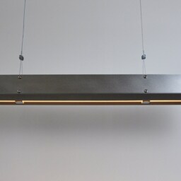 Ne1200/145 Pendant - Matt Stainless Steel & Clear Acrylic - thumbnail 2