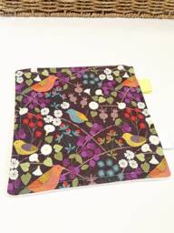 Baby Comforter, Snuggly Soft Square Blankie With Rainbow Birds, Small Security Blanket, Newborn Plush Lovey, Colourful Birds Baby Lovey
