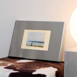 steel Picture Frame, Modern Metal Photo Custom Minimalist Wall Decor, Gallery - thumbnail 2