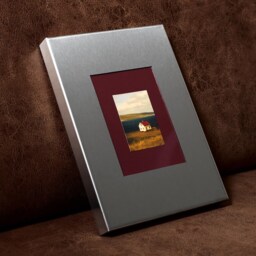 steel Picture Frame, Modern Metal Photo Custom Minimalist Wall Decor, Gallery - thumbnail 3