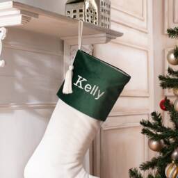 Velvet Christmas Stockings, Family Christmas Velvet Stockings - thumbnail 2
